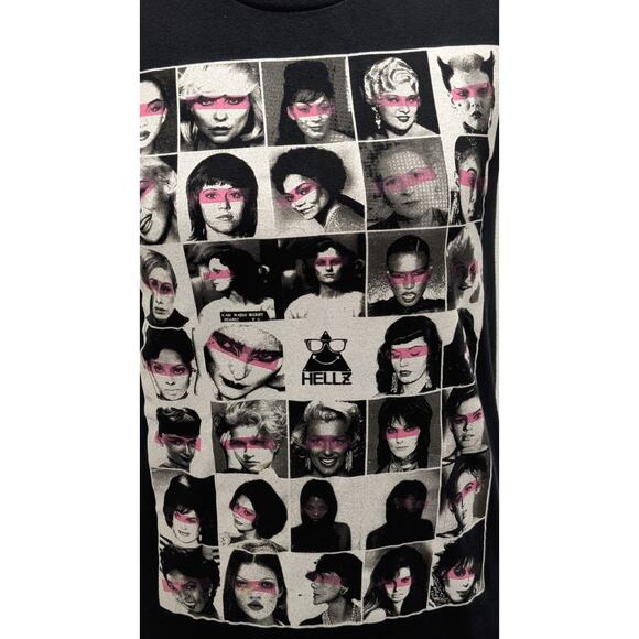 Hellz Bellz "A Crime For All Seasons" Graphic T-Shirt Medium Rare Y2K Streetwear - Picture 2 of 10